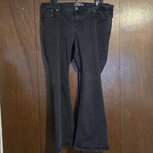 Torrid Luxe Slim Bootcut Super Stretch Black Jeans